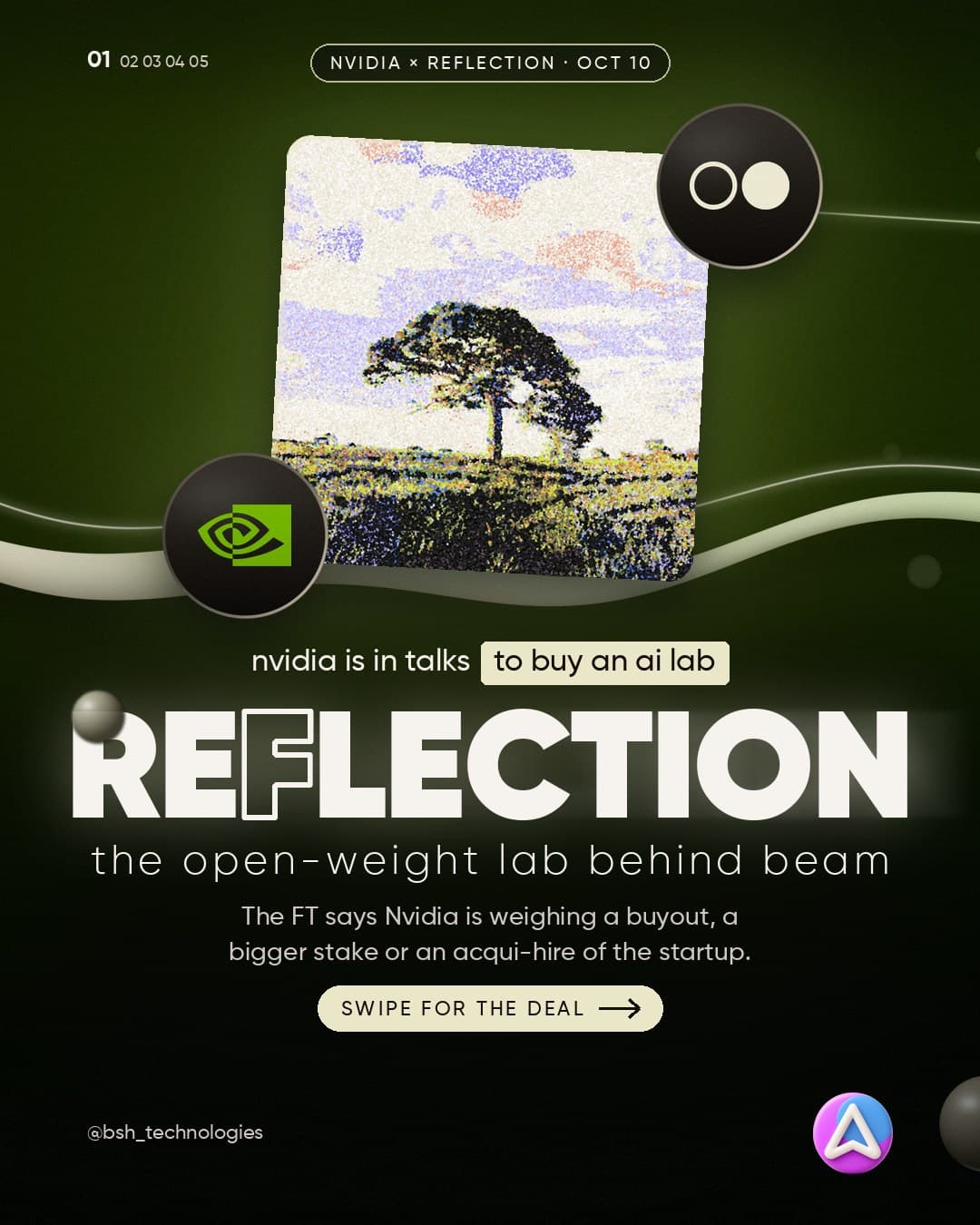 Nvidia Is in Talks to Buy Reflection AI, the US Open-Weight Lab Behind Beam