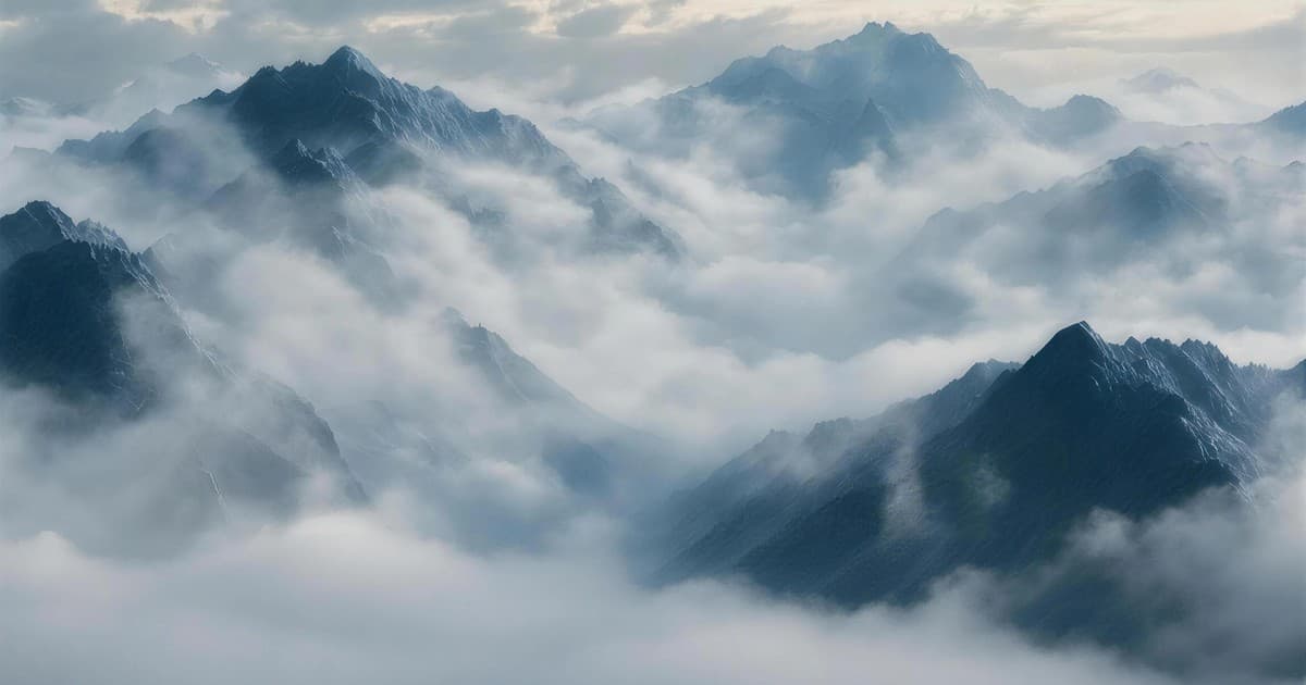 Official Moonshot AI Kimi K3.1 Pro launch artwork of mountain peaks above the clouds